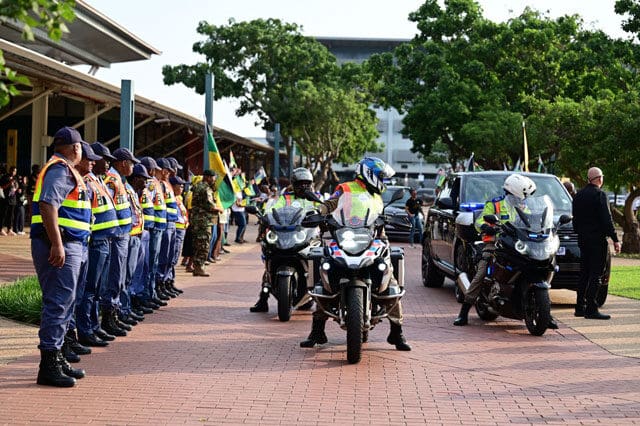 police-procession
